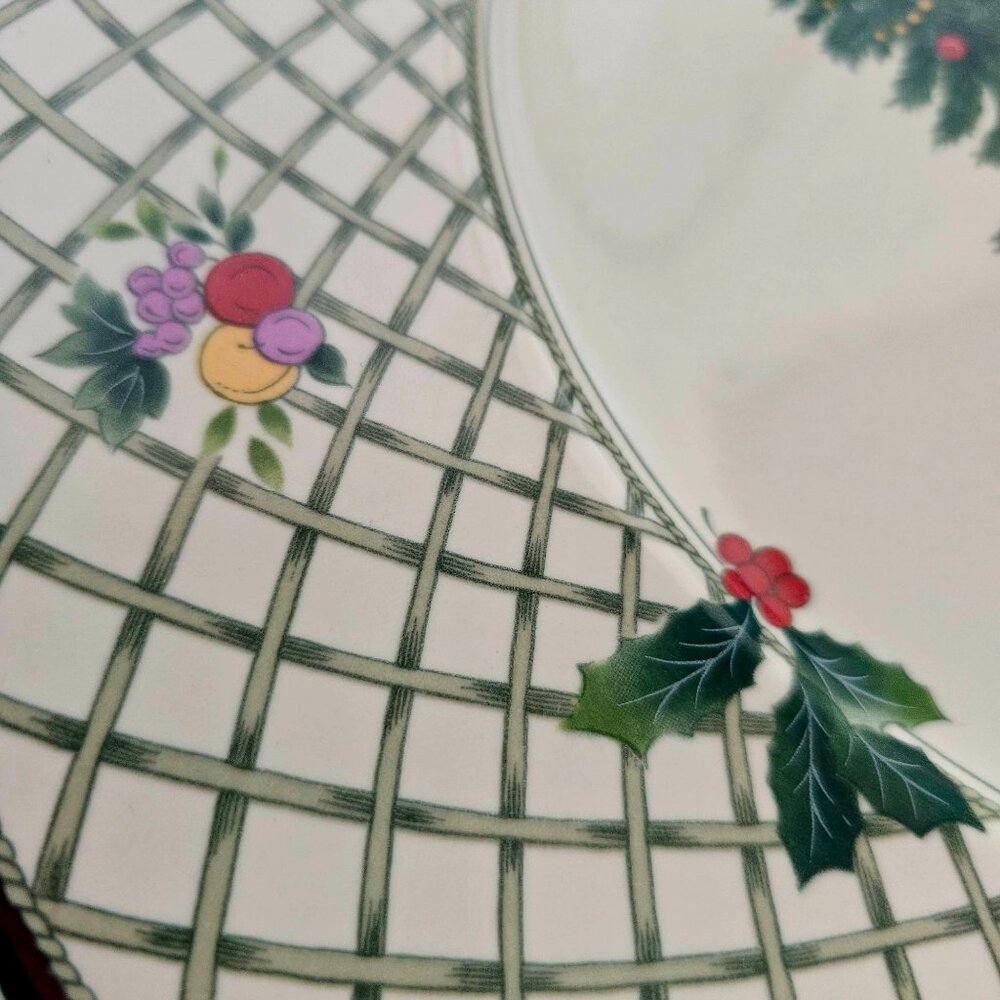 Mikasa Christmas Story Serving Plate 12.5" platter round romantic country dishw - Picture 8 of 9